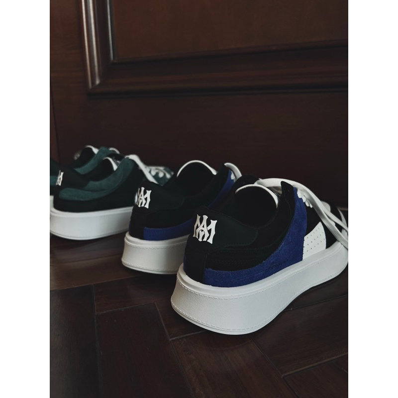 Giày thể thao Amand Low Top Signature Logo Sneaker - GD004/Navy