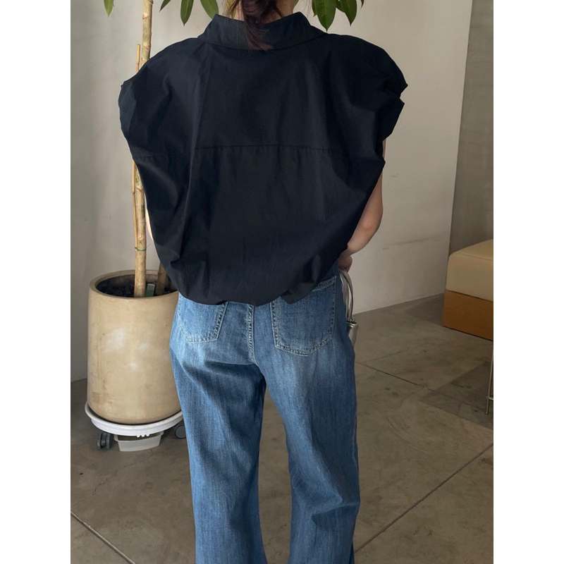 Sơ mi tay bồng bo sau