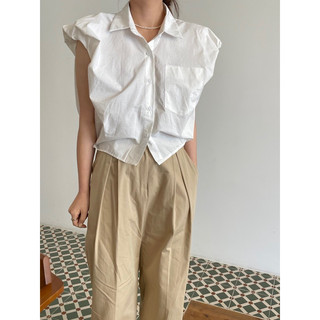 Sơ mi tay bồng bo sau [HÌNH THẬT SHOP CHỤP]