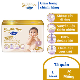 Tã quần Skinature by Drypers size L32 x 1 túi