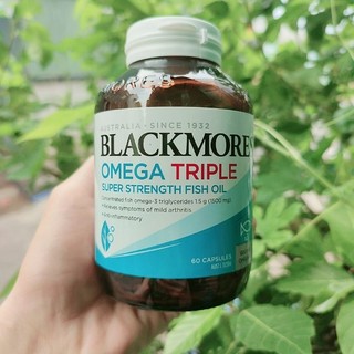 Viên Uống Blackmores Omega Triple Super Strength Fish Oil 60 viên