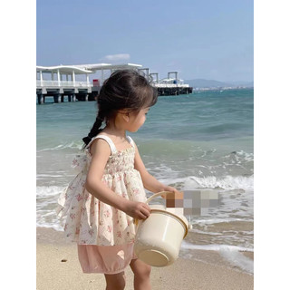 Sét bộ áo hoa nhí bản to kèm quần thô hồng