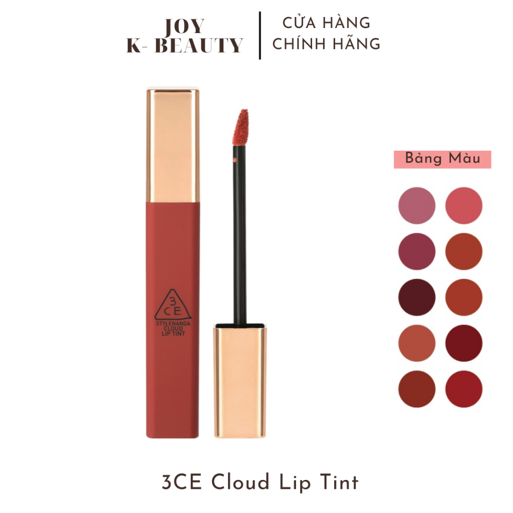 [Full Màu Mới] Son Kem Lì 3CE Cloud Lip Tint Mịn Môi