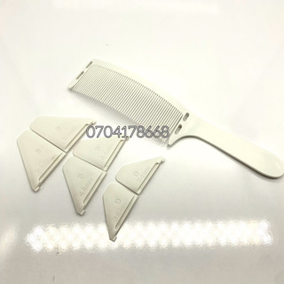 Lược cong cắt tóc chuyên nghiệp-Lược cong có cữ-Lược cắt đầu vuông