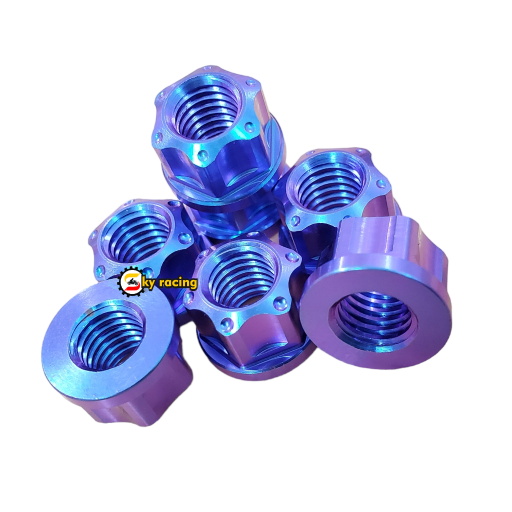 Tán hở GR5 titan 100% nhiều màu 6li 8li gắn nhiều vị trí