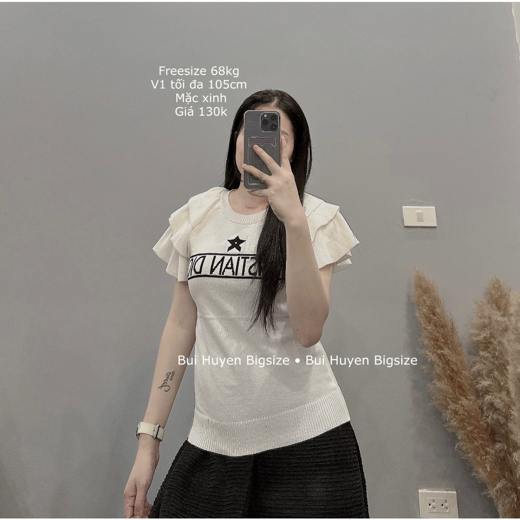 áo len tay tay bồng cánh tiên