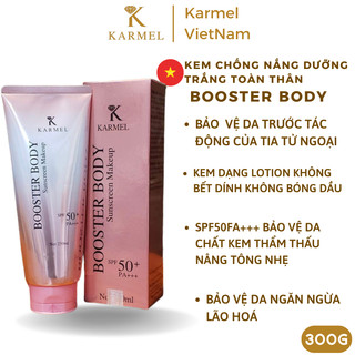 Kem chống nắng Body giúp da trắng sáng đều mầu nâng tông, không bết dính không bóng dầu, bảo vệ toàn thân250ml Karmel