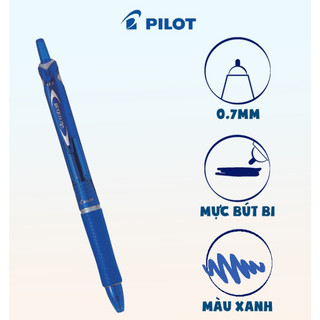 Bút bi Pilot BAB-B-BG Nét 0.7mm Acroball