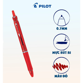 Bút bi Pilot BAB-B-BG Nét 0.7mm Acroball