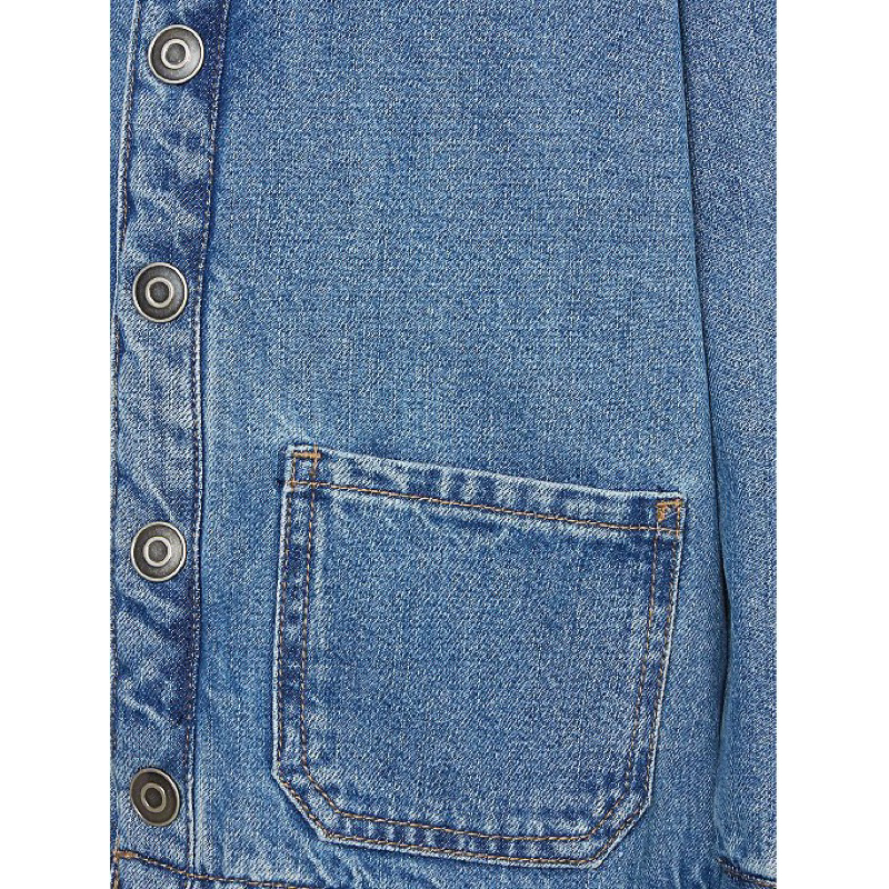 Áo ấm jean chần bông george