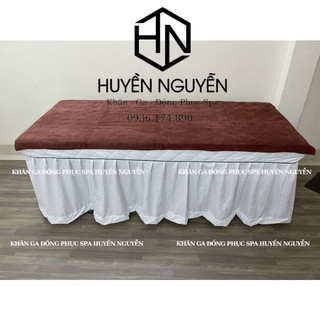 Khăn Spa Kích Thước 90-190cm Chất Microfiber Dày Đẹp Siêu Mềm Mịn