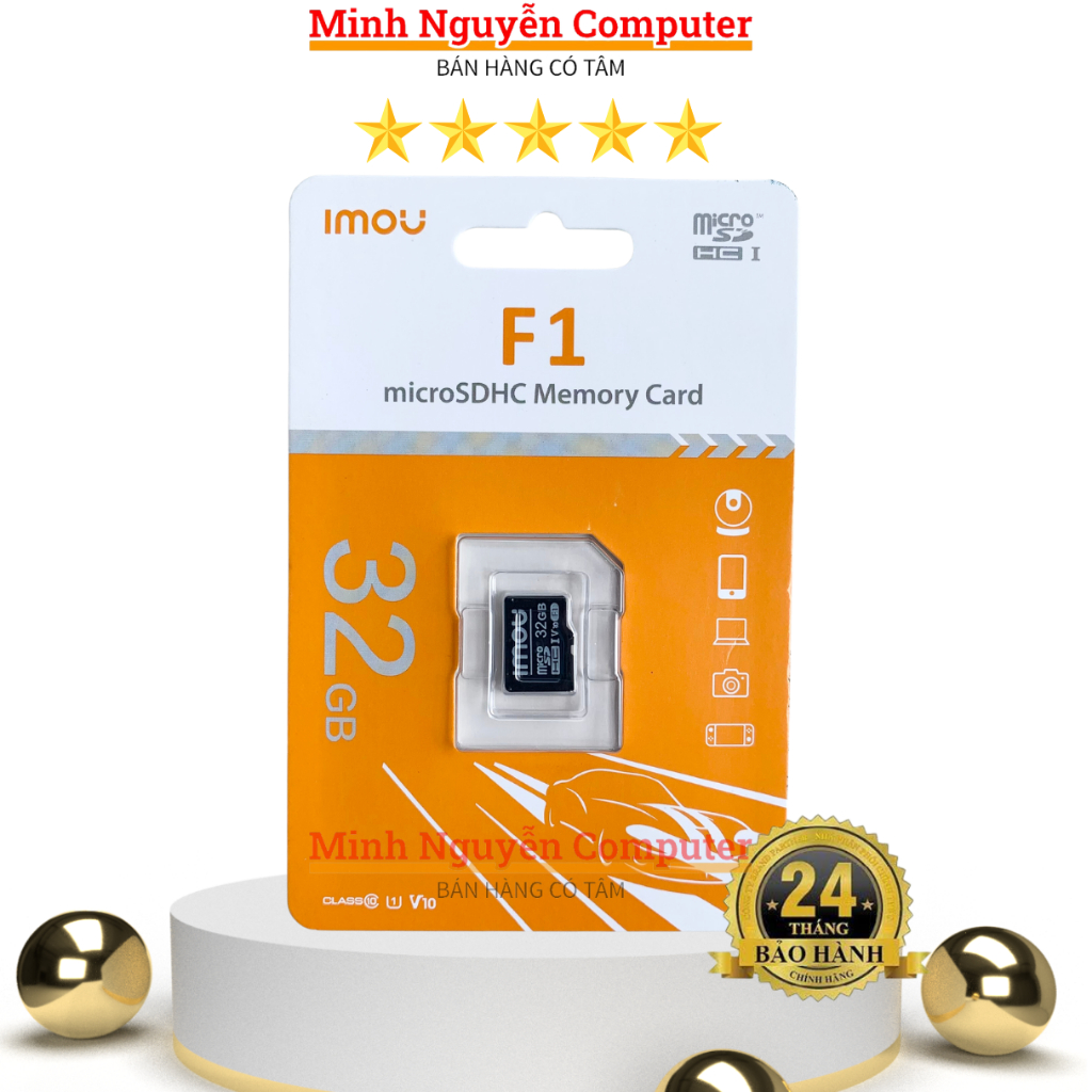 Thẻ nhớ 32GB/64GB MicroSD, thẻ nhớ IMOU 32GB-64GB F1 đọc 95Mb/s, Hàng Chính Hãng Bảo hành 2 năm