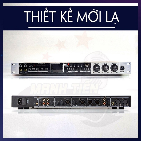 Vang Cơ N.E.X 30plus có Bluetooth-Chóng hú-Reverb-Ngõ Optical