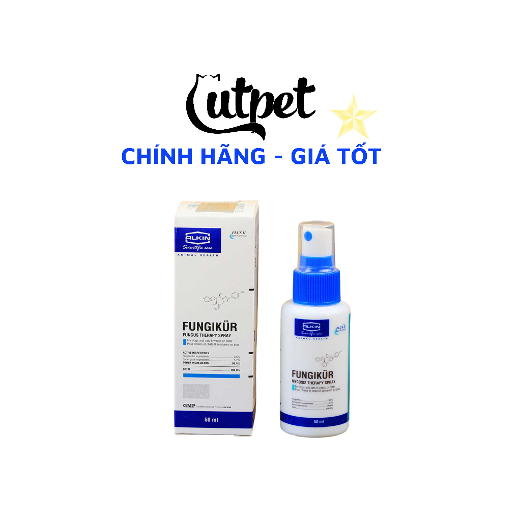 Fungikür Thuốc phun diệt nấm ngoài da (Loại thẩm thấu cao)