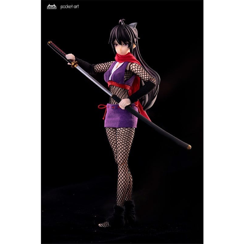 MÔ HÌNH NHÂN VẬT  HASAKI 1/12 POCKET ART 002 NINJA HAGI