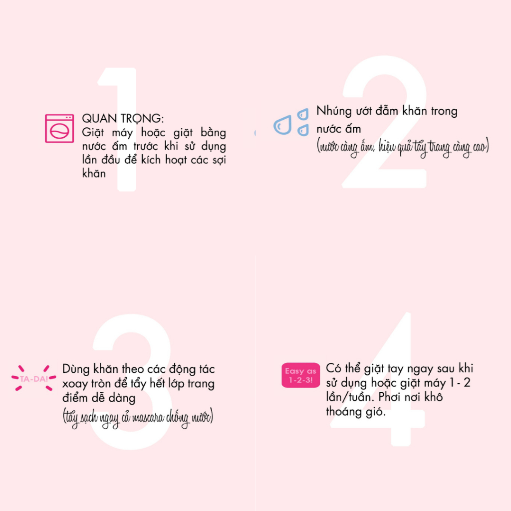 Khăn tẩy trang Makeup Eraser Wapped Up lễ hội