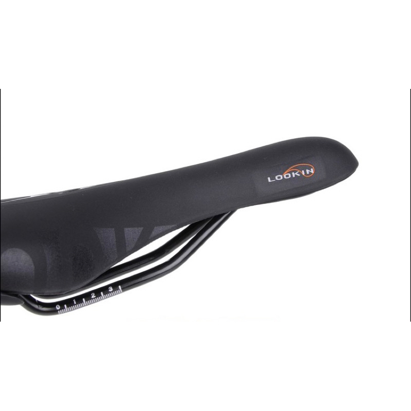 Yên xe đạp Selle Royal LOOKIN A200URO thương hiệu Ý, màu đen, chất liệu Silicone đặc biệt êm ái