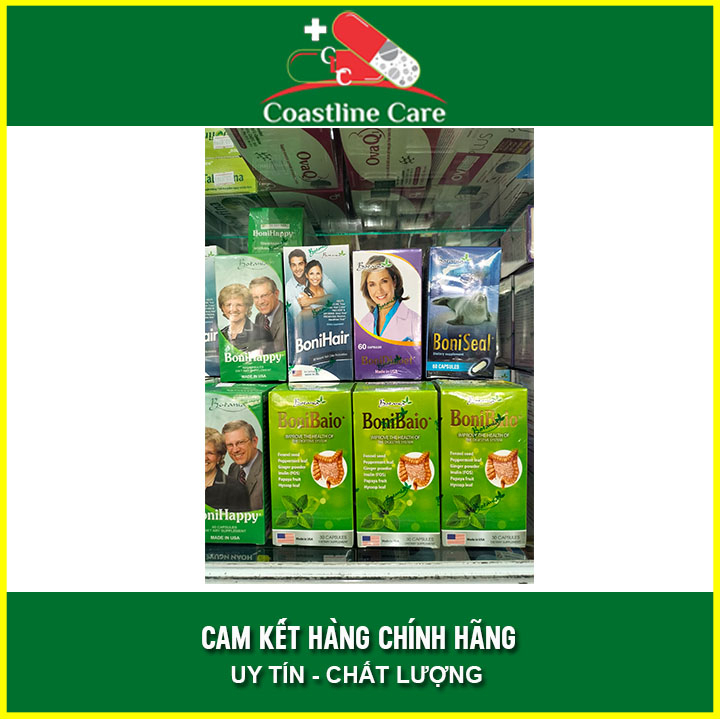 BoniBaio Hộp 30 Viên Dành Cho Người Vjêm Đại Tràng Cấp và Mãn Tính Coastlinecare Pharmacy