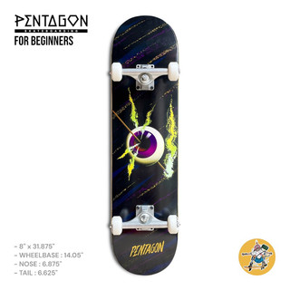 Ván trượt skateboard pentagon battersea complete 8.0