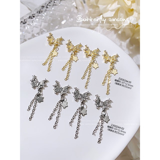 Charm bướm xích,charm bướm trang trí móng đủ loại