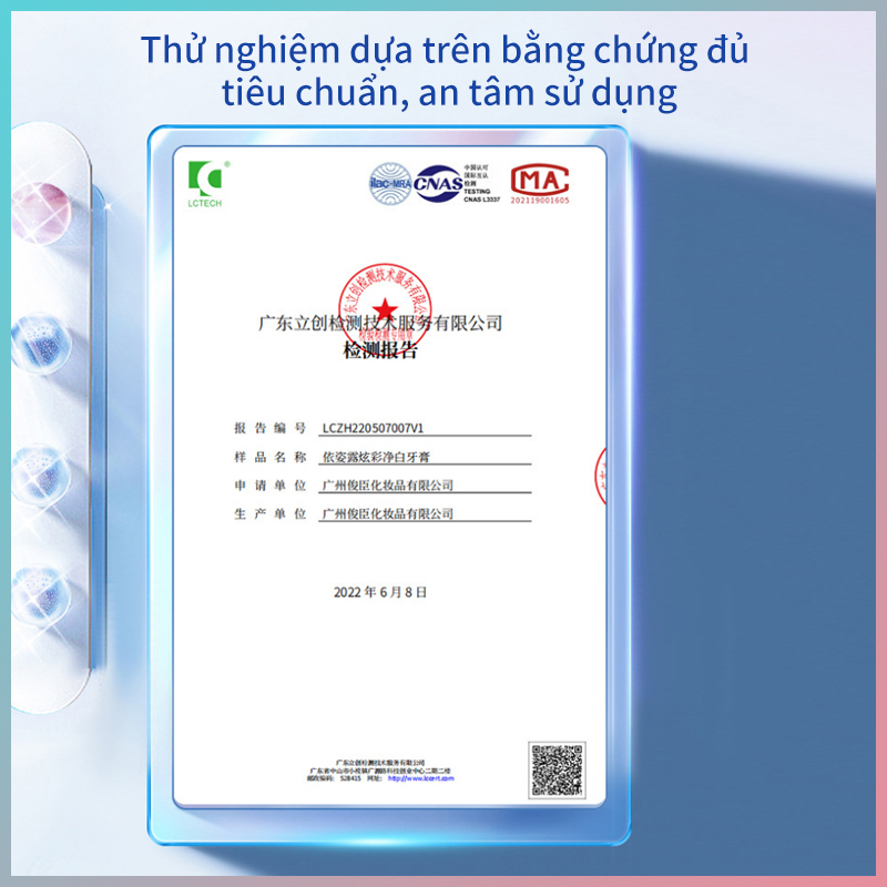 Kem đánh răng Làm trắng răng 100g Giảm sâu răng Làm sạch mảng bám Loại bỏ kem đánh răng làm trắng vàng