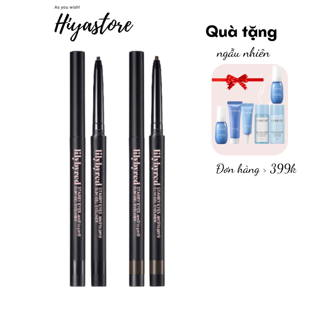 Chì Kẻ mắt Slim Gel Eyeliner Lilybyred