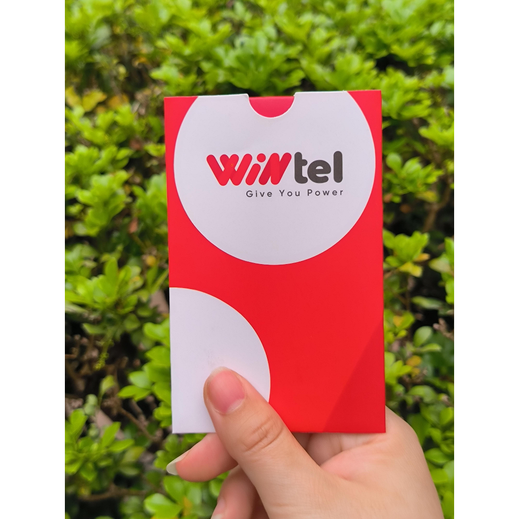 Sim vật lý Wintel Reddi 6WIN89 - Data tốc độ cao không giới hạn, 8GB phát hotpots + Miễn phí nội mạng và Vinaphone