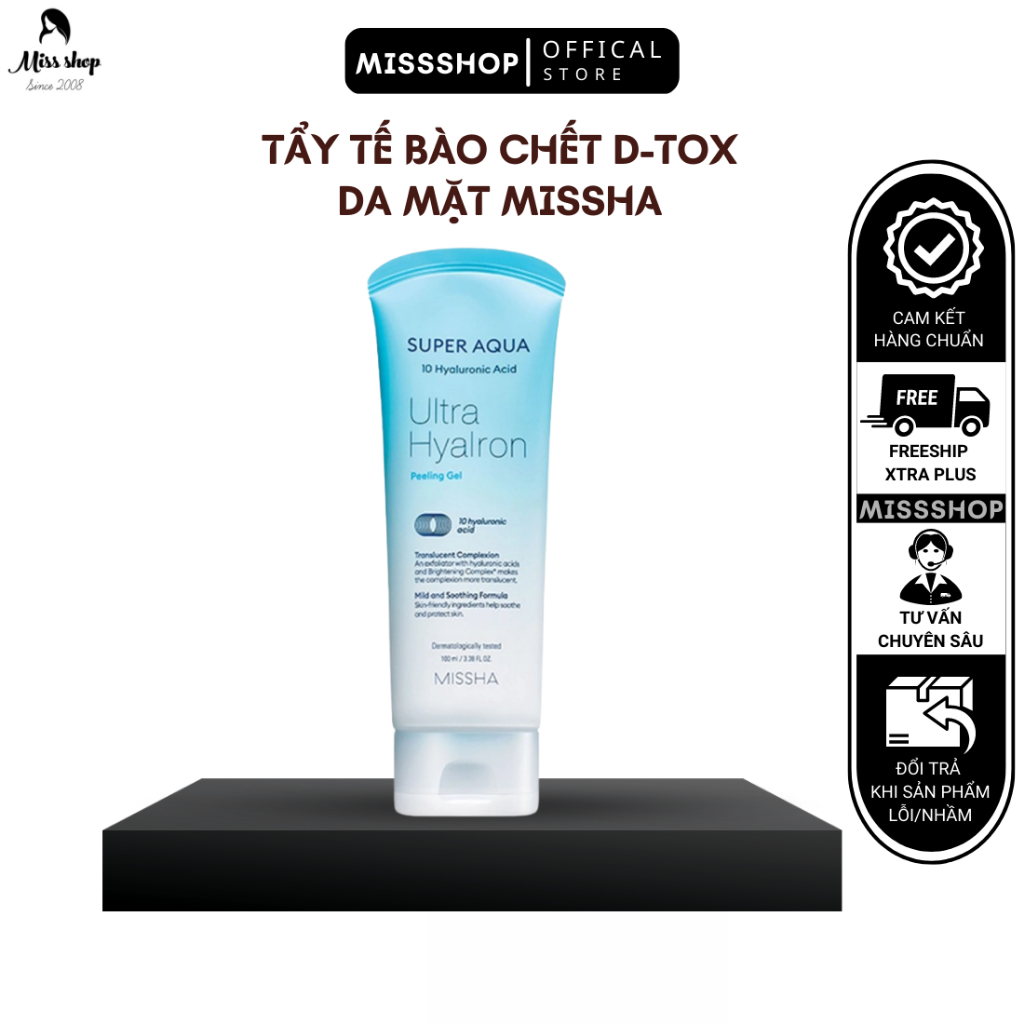 Tẩy tế bào chết D-tox da mặt Missha