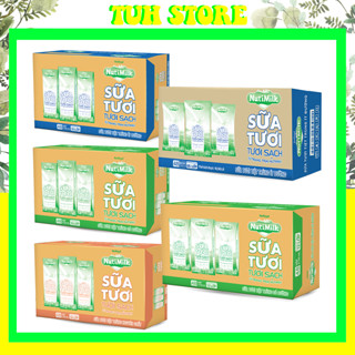 THÙNG Sữa Tươi Tiệt Trùng Tươi Sạch Đường Đen/Không đường/ ít đường/ Có đường/Nutimilk-TUH