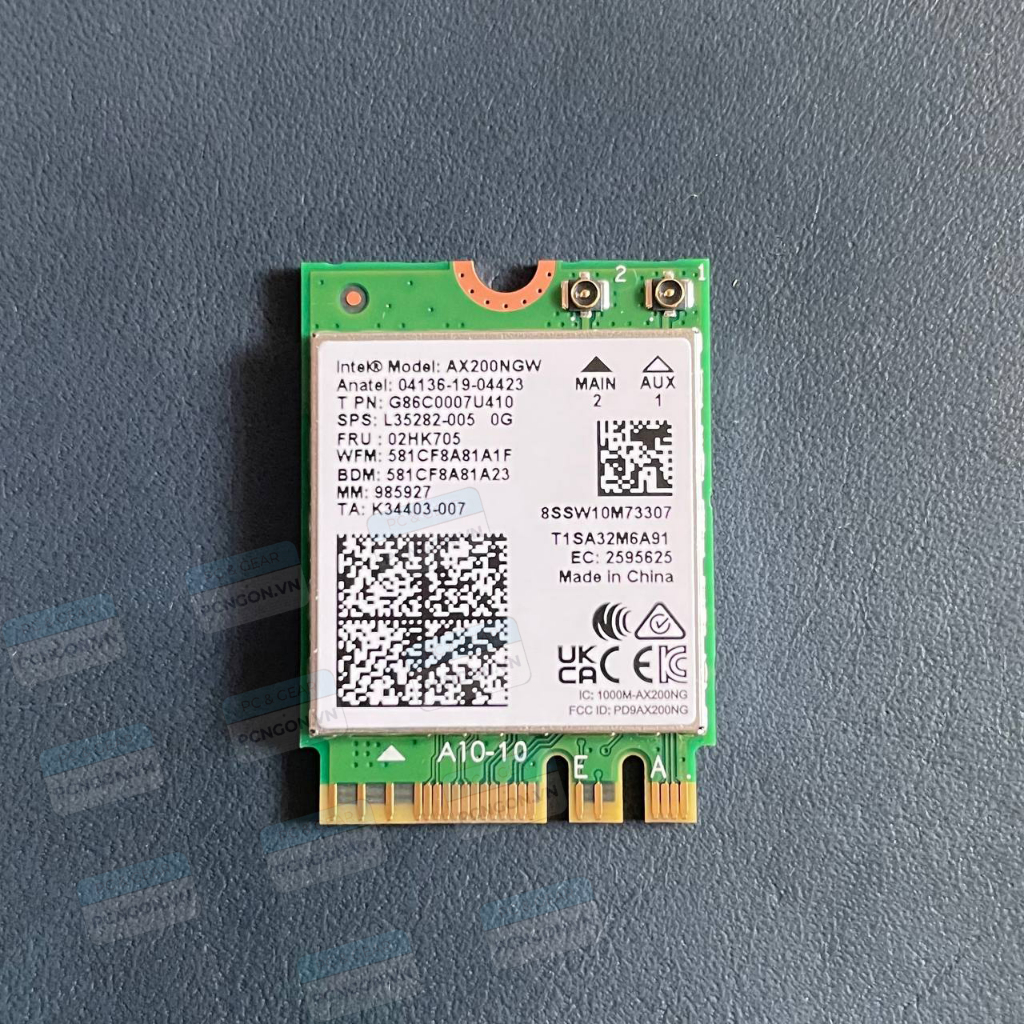 Card wifi 6 intel AX-200