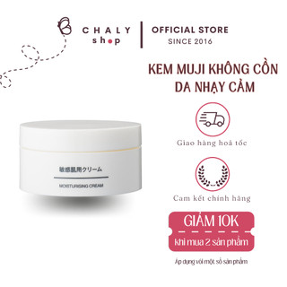 Kem dưỡng ẩm da mặt Muji Moisturising Cream chuyên cho da nhạy cảm và bà bầu 50g Nhật