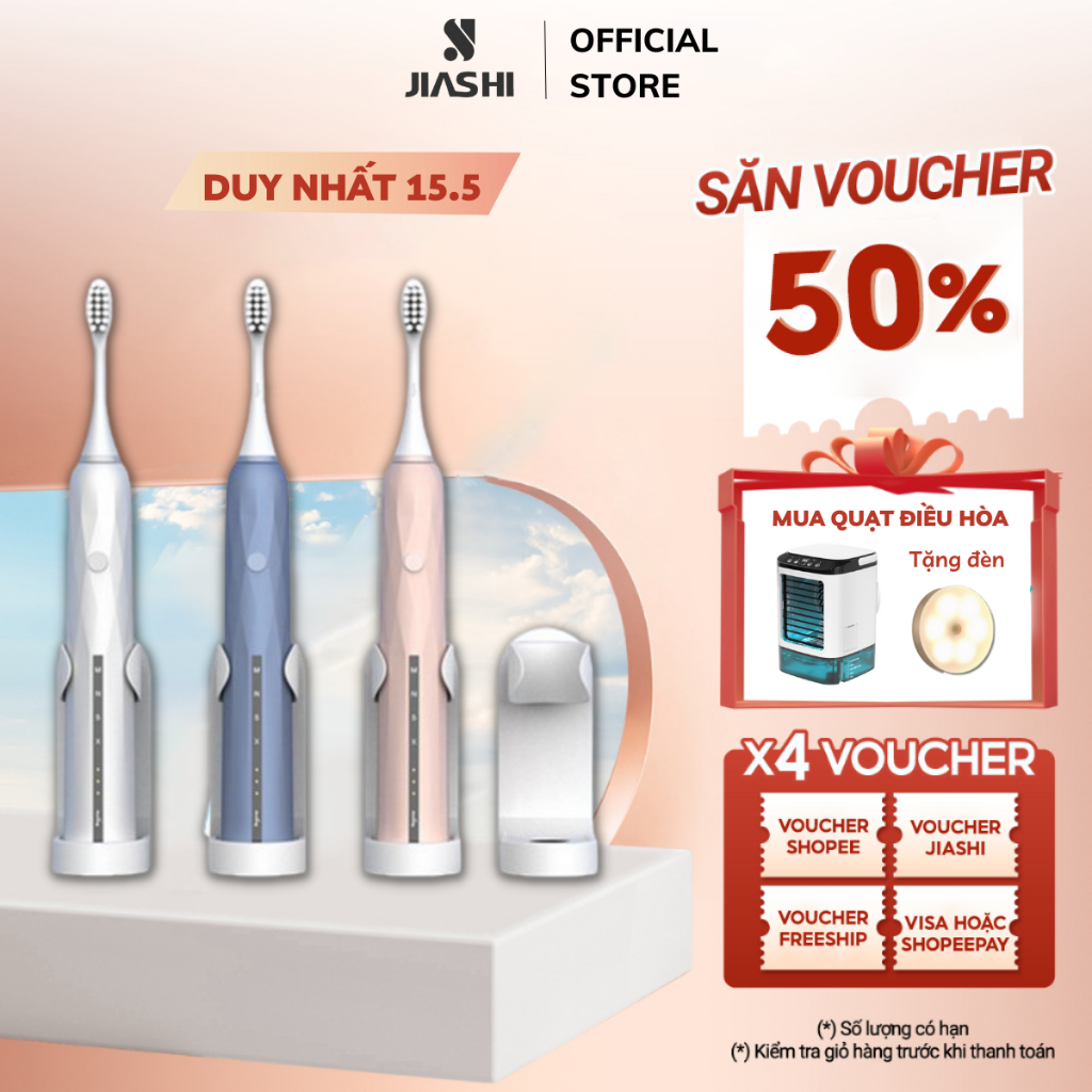 Giá Treo Bàn Chải, Kệ Đỡ Bàn Chải Điện JIASHI Chất Liệu ABS An Toàn Dễ Dàng Lắp Đặt Phù Hợp Với 98% Lọa Bàn Chải GDB01