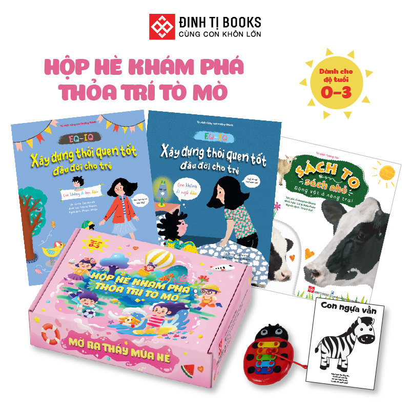 Sách - Hộp hè khám phá, thỏa trí tò mò - Mở ra thấy mua hè - Đinh Tị Books