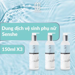 COMBO Ba lô và Dung Dịch Vệ Sinh Phụ Nữ MITUDO Senshe Chai 150ml và Chai 20ml dưỡng ẩm dùng được cho mẹ bầu và sau sinh