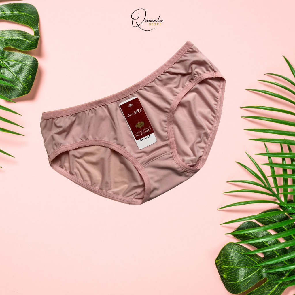 Quần lót nữ thun lạnh LOVE ĐẸP mềm mịn thoáng mát co giãn thoải mái Freesize 48kg-60kg mã 3313