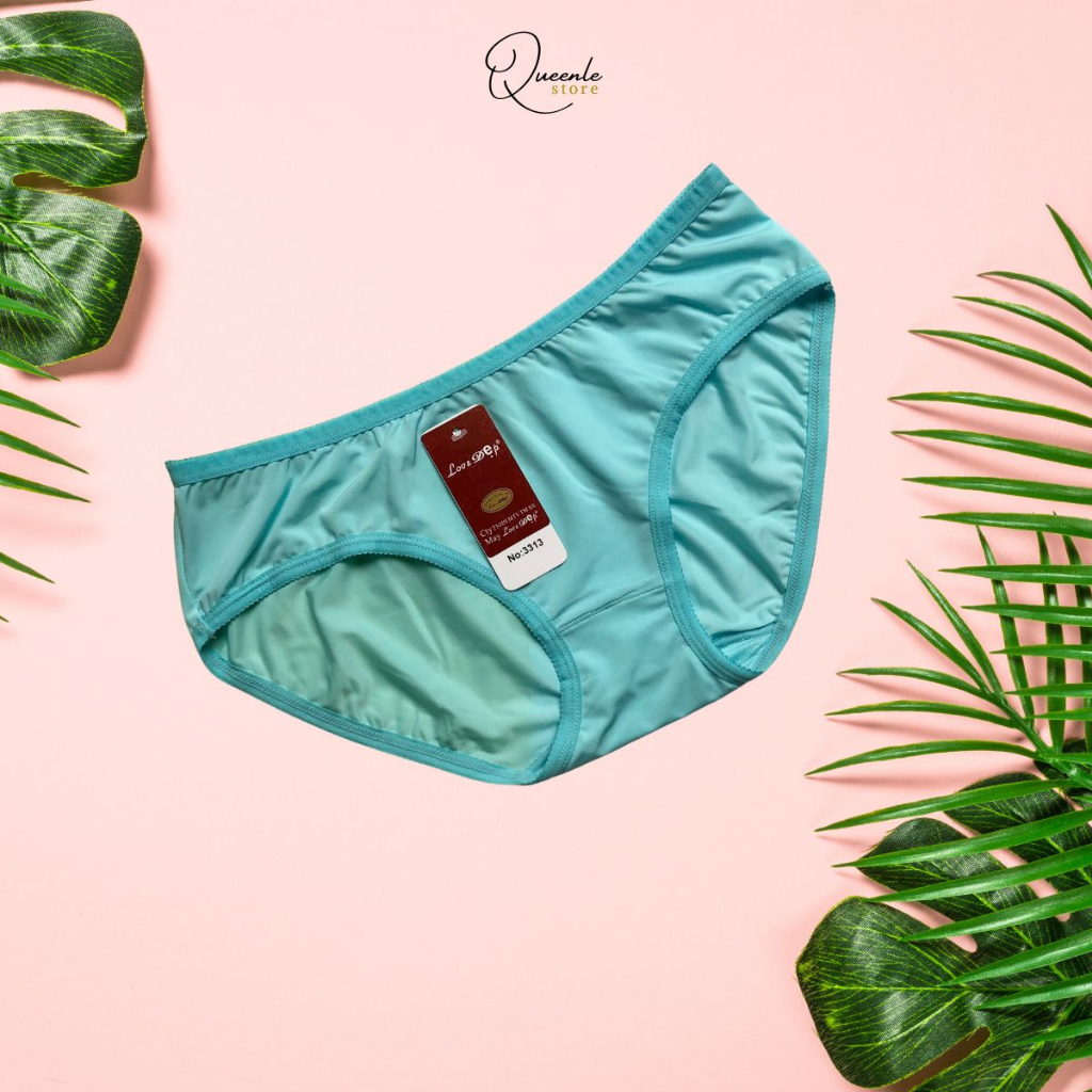 Quần lót nữ thun lạnh LOVE ĐẸP mềm mịn thoáng mát co giãn thoải mái Freesize 48kg-60kg mã 3313