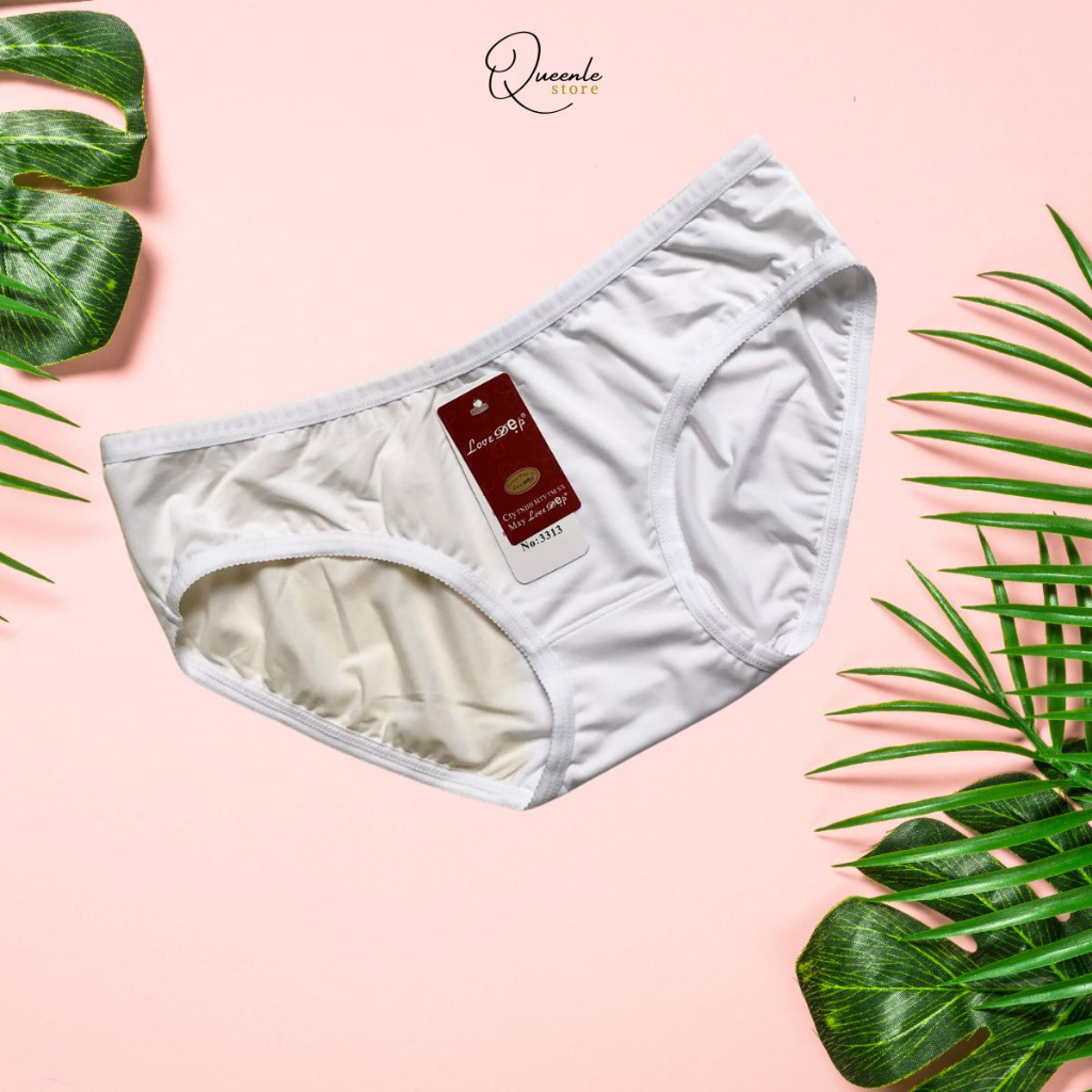 Quần lót nữ thun lạnh LOVE ĐẸP mềm mịn thoáng mát co giãn thoải mái Freesize 48kg-60kg mã 3313
