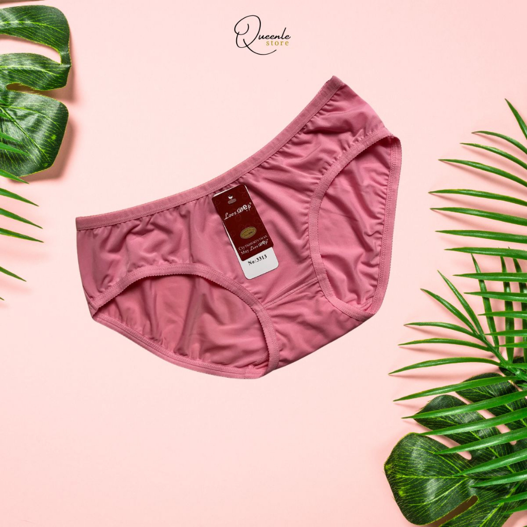 Quần lót nữ thun lạnh LOVE ĐẸP mềm mịn thoáng mát co giãn thoải mái Freesize 48kg-60kg mã 3313