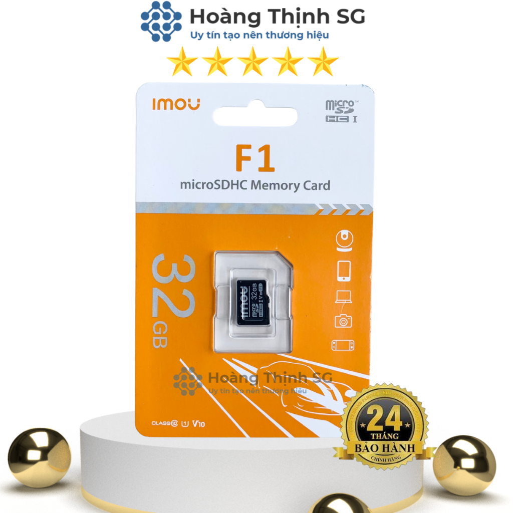 Thẻ nhớ 32GB/64GB MicroSD, thẻ nhớ IMOU 32GB-64GB F1 đọc 95Mb/s, Hàng chính hãng - Bảo hành 2 năm - Hoàn Thịnh SG