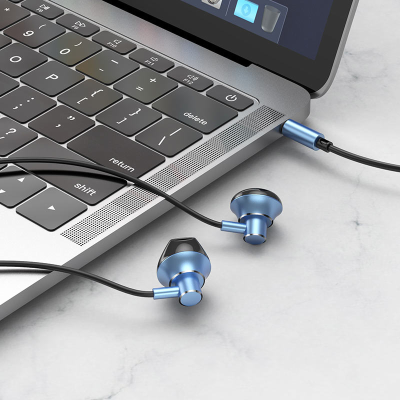 Tai nghe có dây có mic Hoco âm thanh vòm 6d thiết kế chống mỏi tai dùng cho iphone samsung xiaomi ...