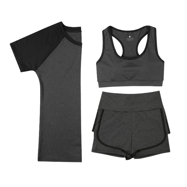 Set Áo Quần Thun Tay Ngắn Tập Gym Nữ Hidetse Sportslink