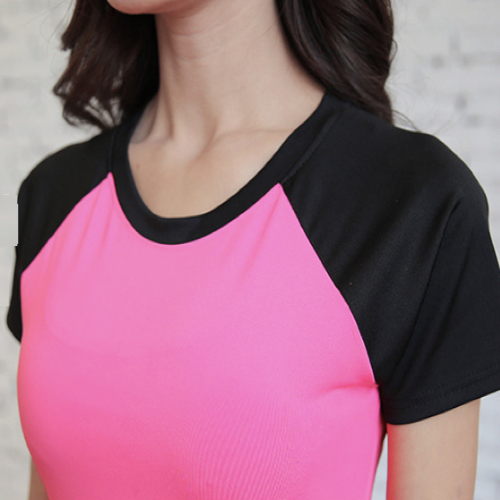 Set Áo Quần Thun Tay Ngắn Tập Gym Nữ Hidetse Sportslink