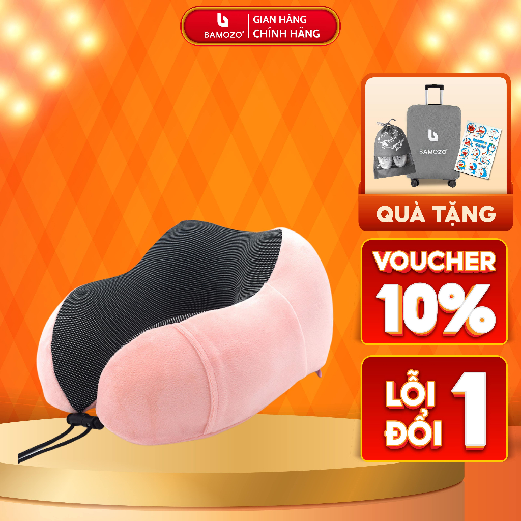 Gối chữ U kê cổ chống đau mỏi vai gáy dùng cho văn phòng chất liệu cao su non