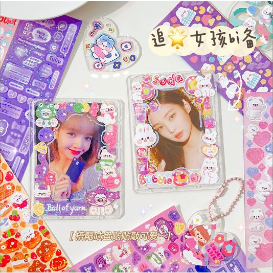 Túi 10 tờ Sticker Dễ Thương Dán Trang Trí Sổ Tay