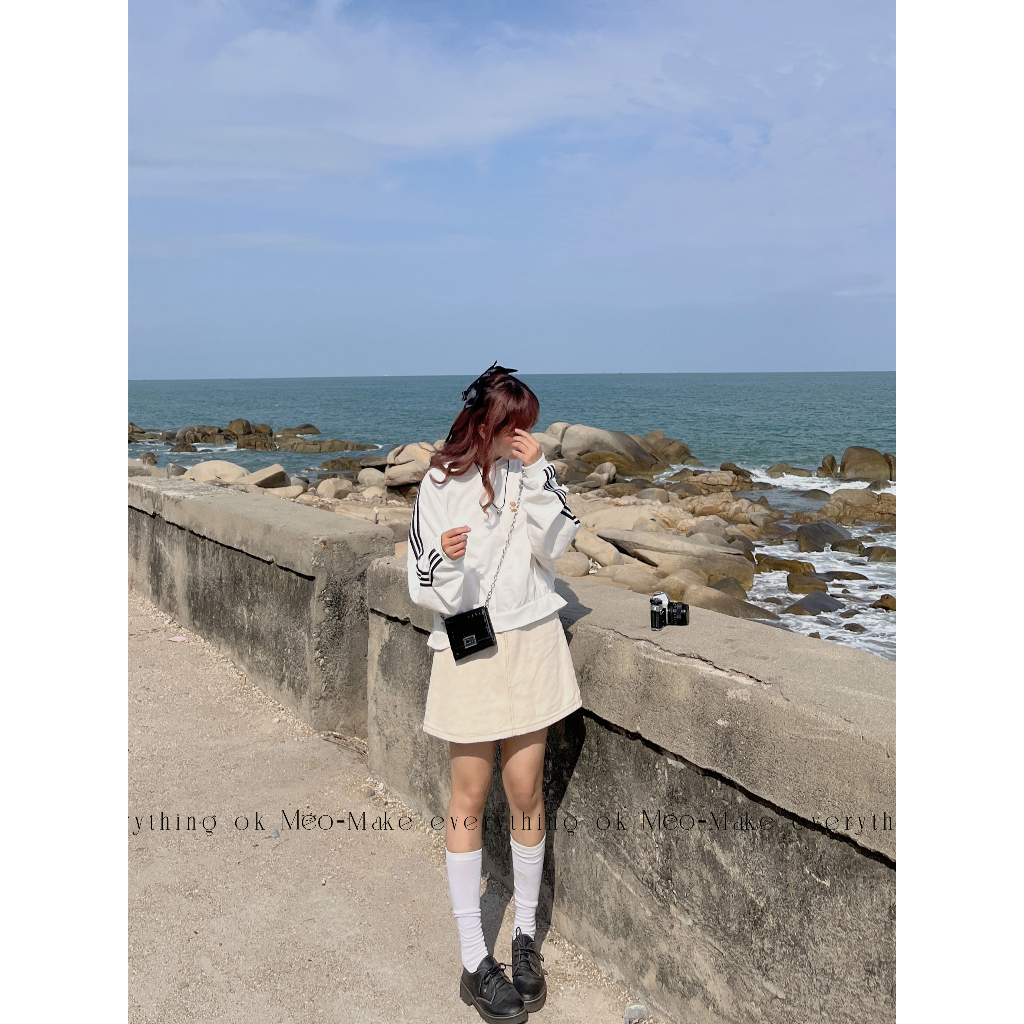 Áo Hoodie thể thao phom lửng cotton da cá | BigBuy360 - bigbuy360.vn