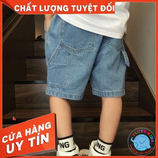 Quần sooc jeans cho bé trai