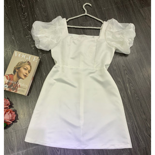 BIGSIZE ĐẦM CỔ VUÔNG TAPTA PHỐI