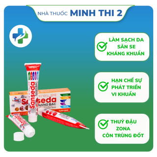 Sanseda nano bạc - tuýp bôi ngoài da