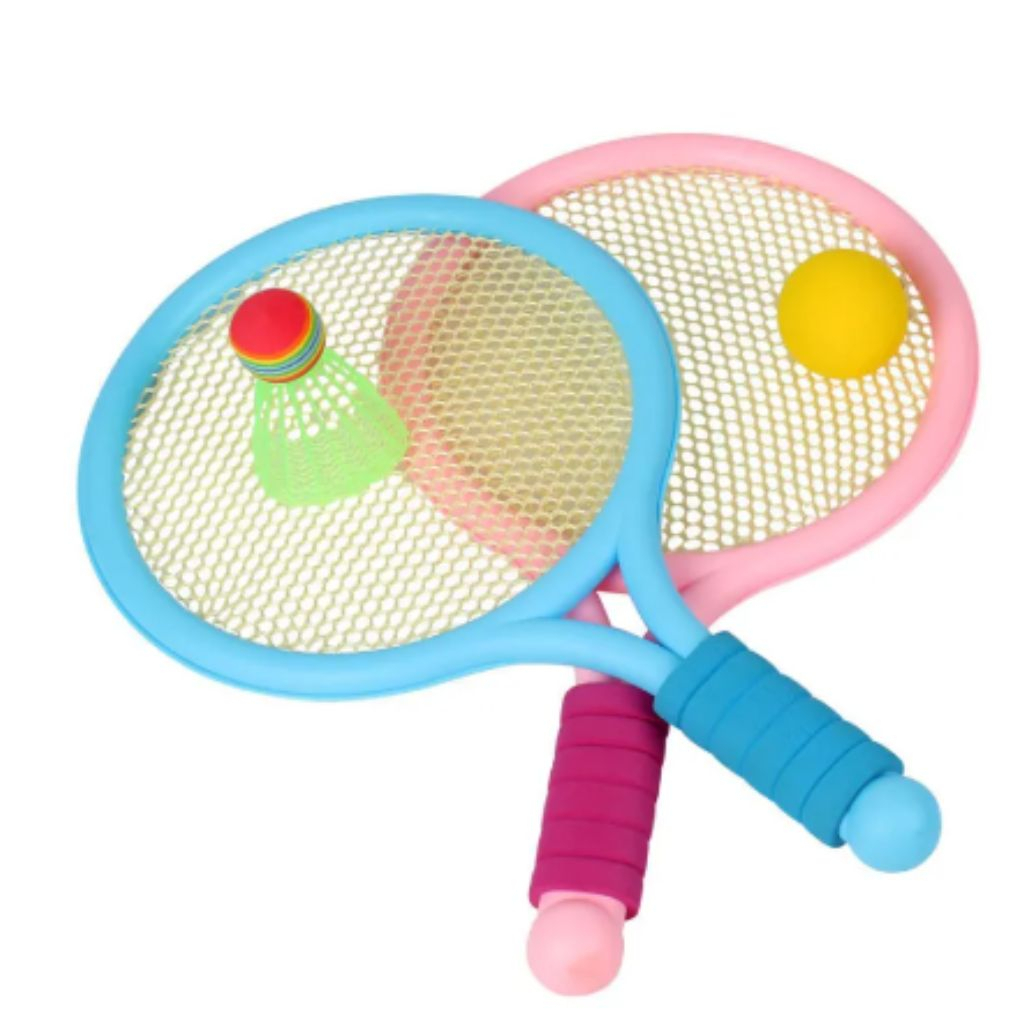Vợt tennis vợt cầu lông cho bé, đồ chơi thúc đẩy khả năng vận động cho các bé.