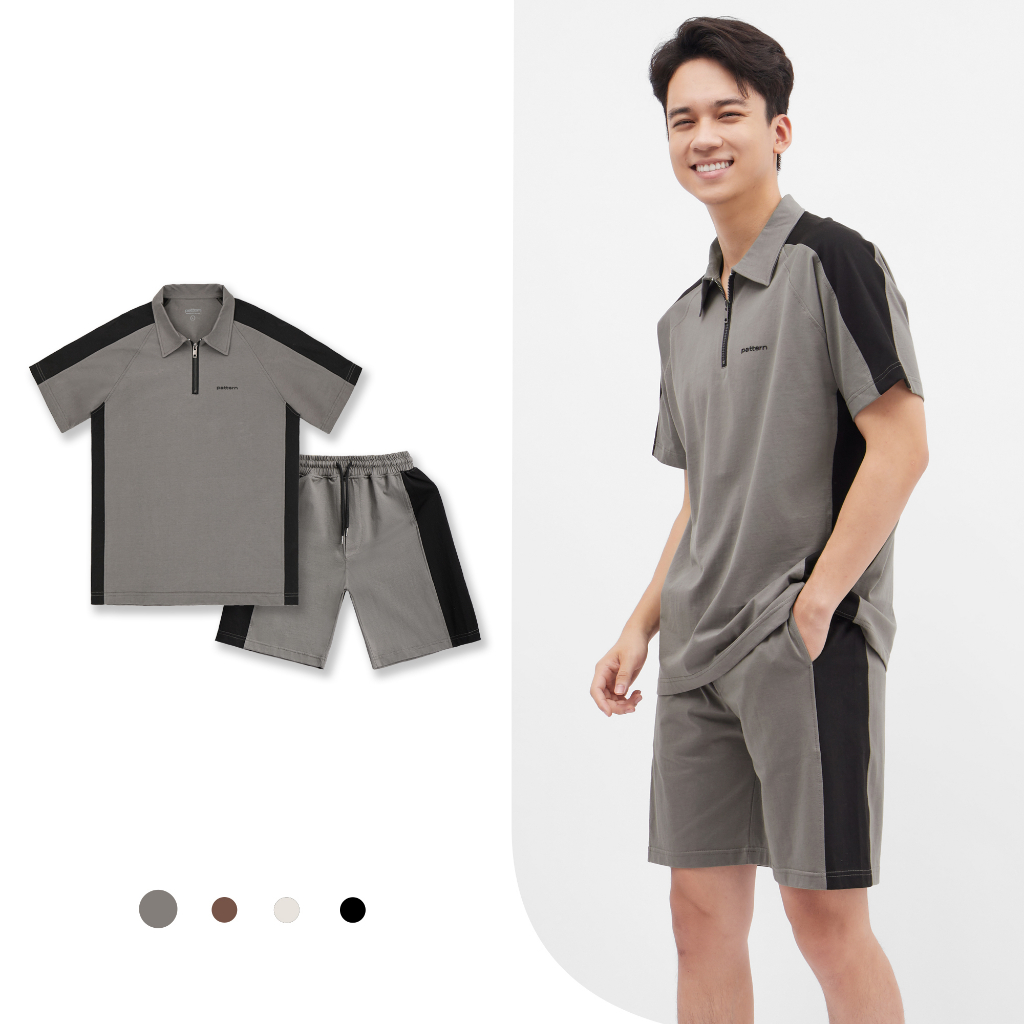 Bộ polo khóa phối PATTERN PB006